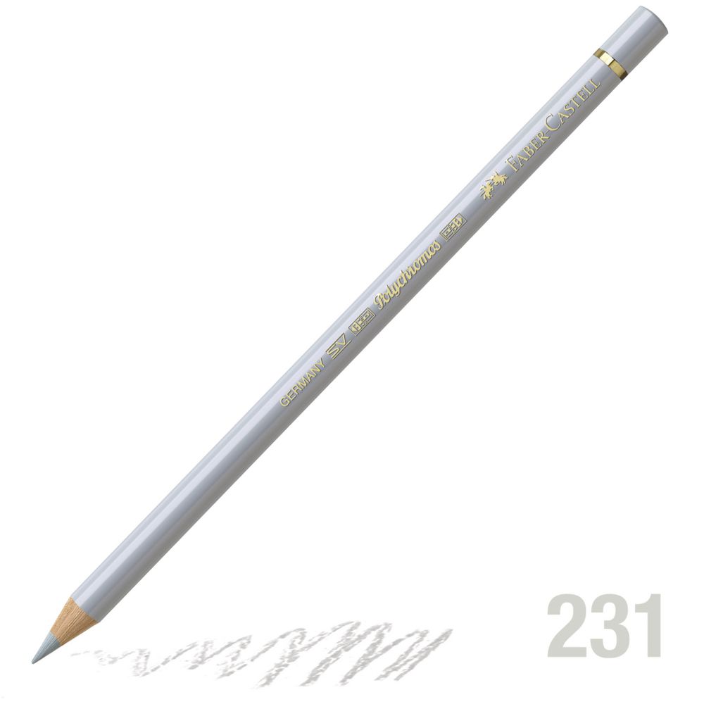 مداد رنگی فابرکاستل پلی کروم تکی کد 231 - Cold Gray II