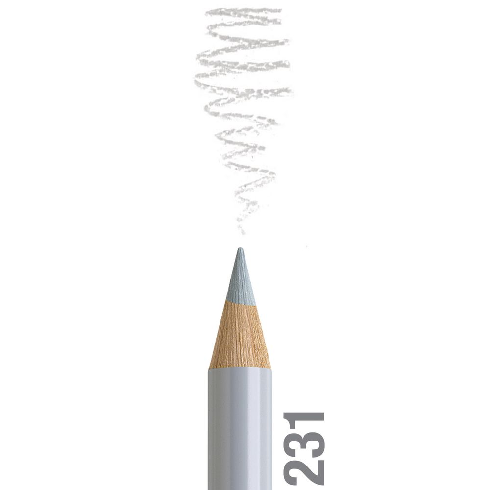 مداد رنگی فابرکاستل پلی کروم تکی کد 231 - Cold Gray II