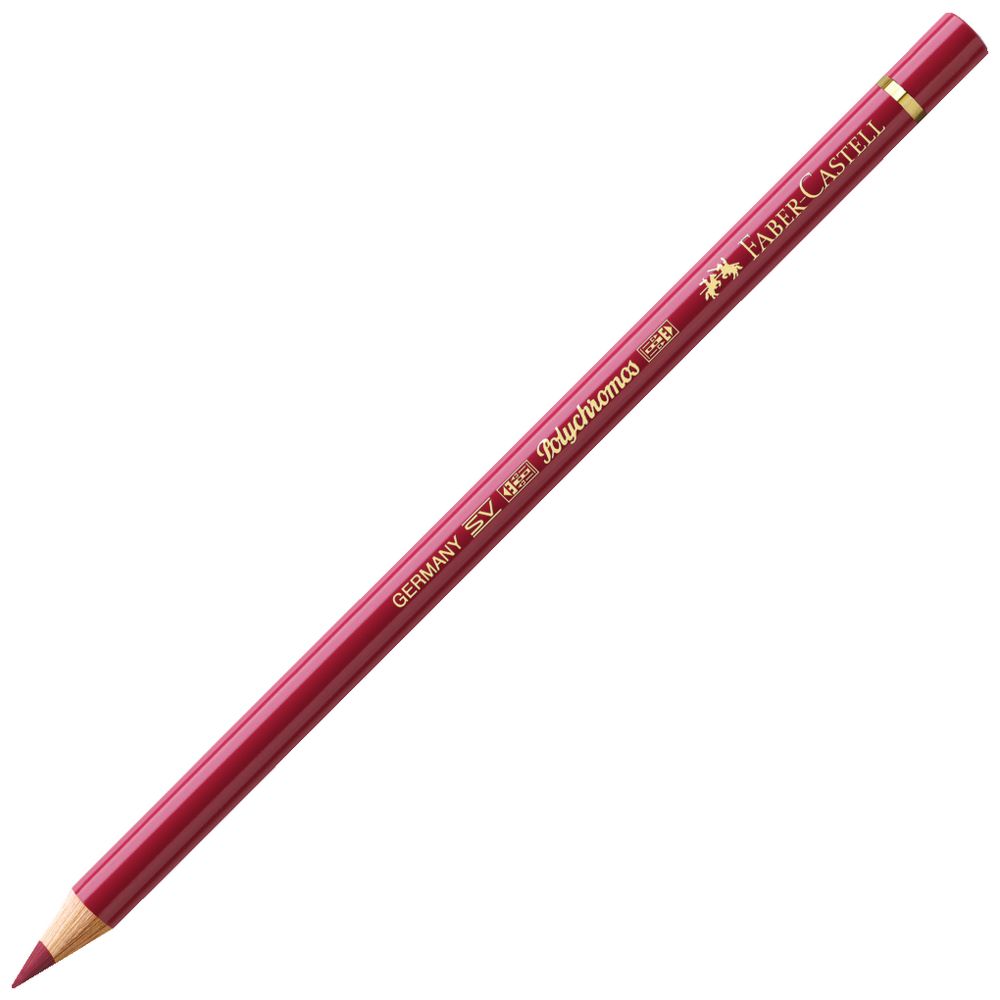 مداد رنگی فابرکاستل پلی کروم تکی کد 225 - Dark Red