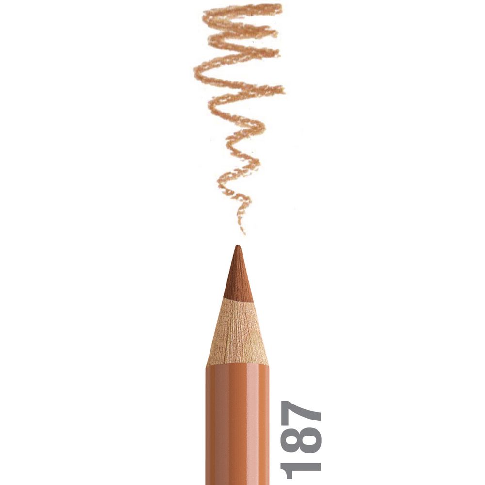مداد رنگی فابرکاستل پلی کروم تکی کد 187 - Burnt Ochre