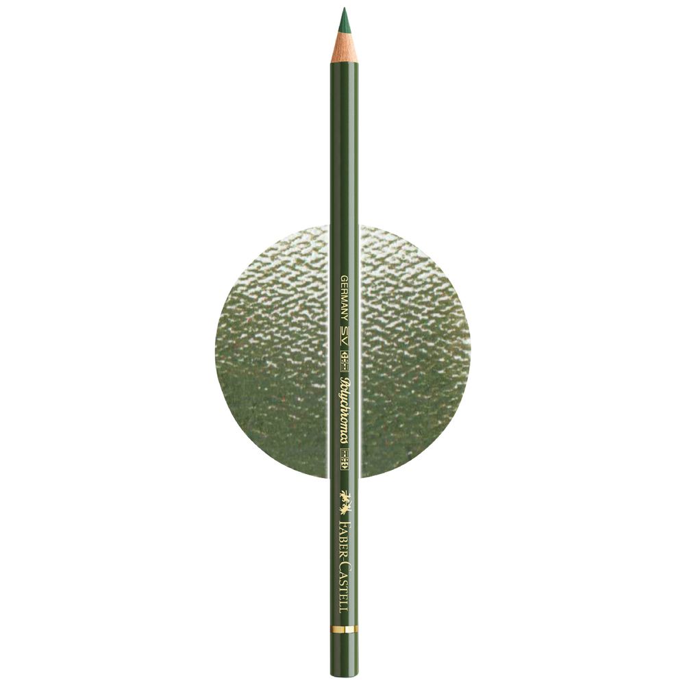 مداد رنگی فابرکاستل پلی کروم تکی کد 174 - Chromium Green Opaque