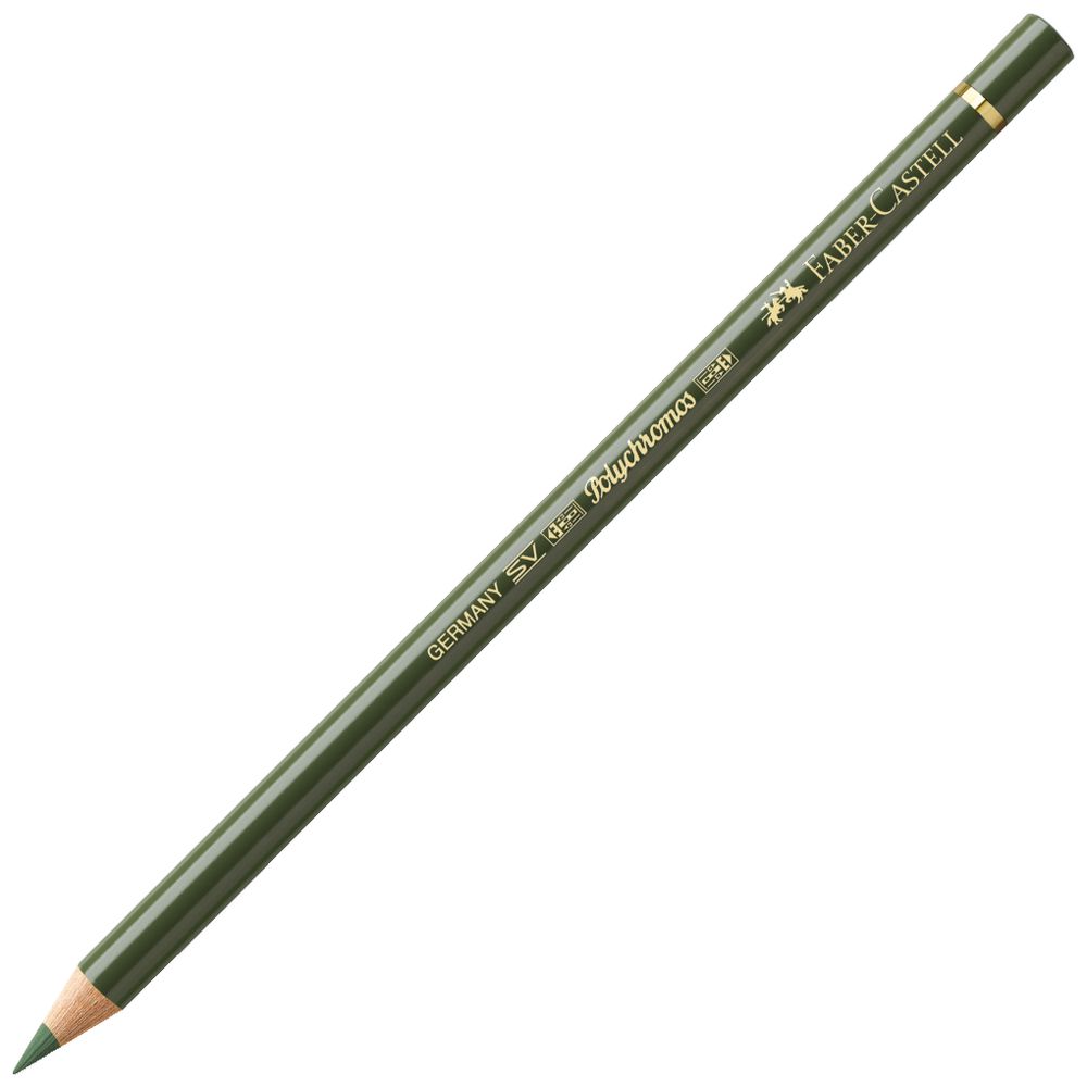 مداد رنگی فابرکاستل پلی کروم تکی کد 174 - Chromium Green Opaque
