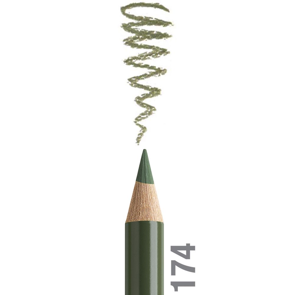 مداد رنگی فابرکاستل پلی کروم تکی کد 174 - Chromium Green Opaque