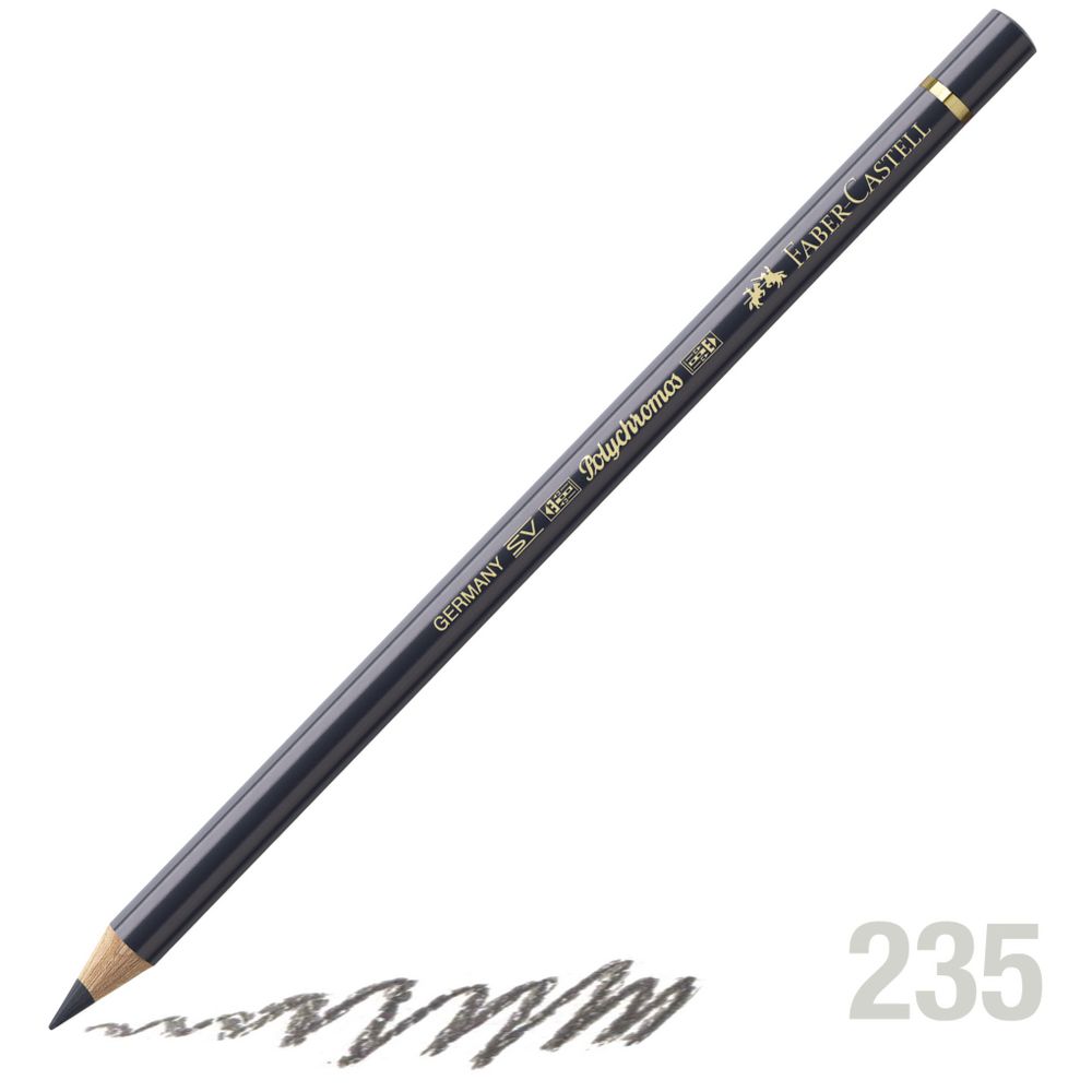 مداد رنگی فابرکاستل پلی کروم تکی کد 235 - Cold Gray VI