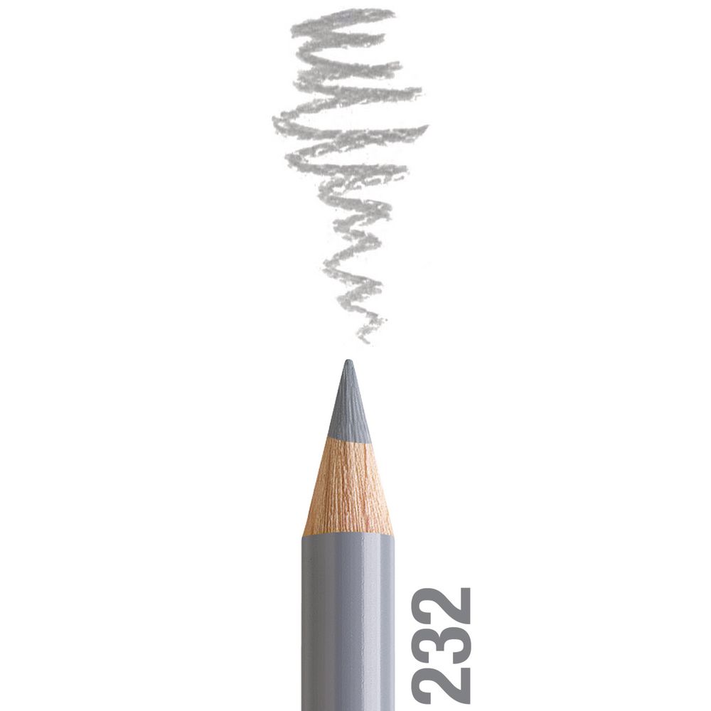 مداد رنگی فابرکاستل پلی کروم تکی کد 232 - Cold Gray III
