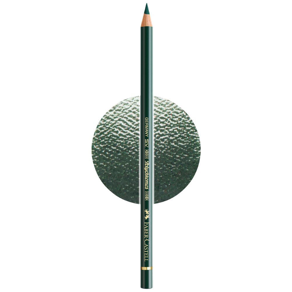 مداد رنگی فابرکاستل پلی کروم تکی کد 278 - Chrome Oxide Green
