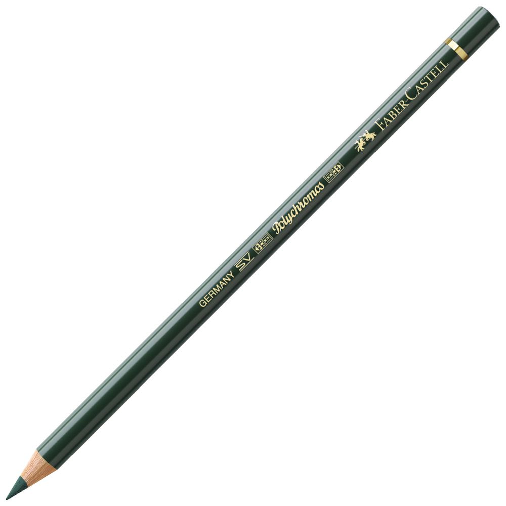 مداد رنگی فابرکاستل پلی کروم تکی کد 278 - Chrome Oxide Green