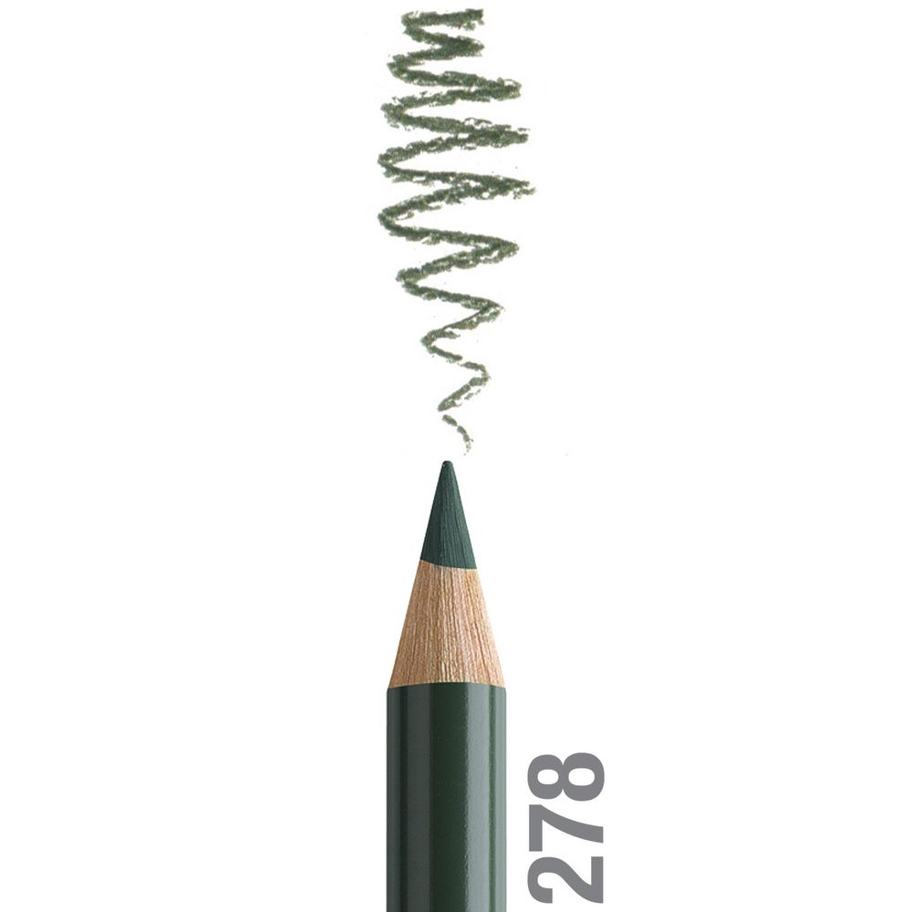 مداد رنگی فابرکاستل پلی کروم تکی کد 278 - Chrome Oxide Green