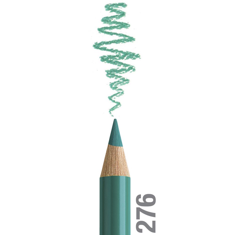 مداد رنگی فابرکاستل پلی کروم تکی کد 276 - Chrome Oxide Green Fiery