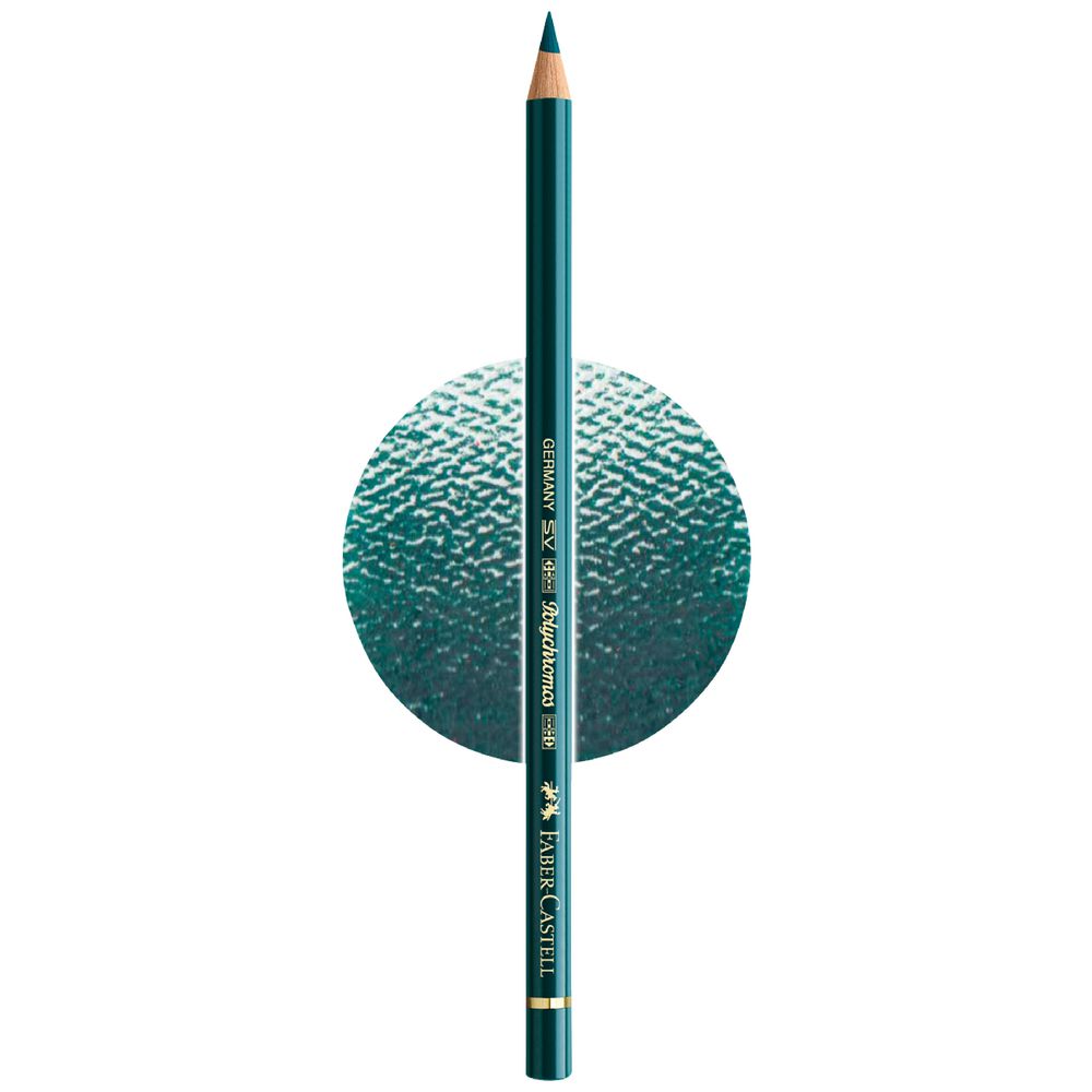 مداد رنگی فابرکاستل پلی کروم تکی کد 158 - Deep Cobalt Green