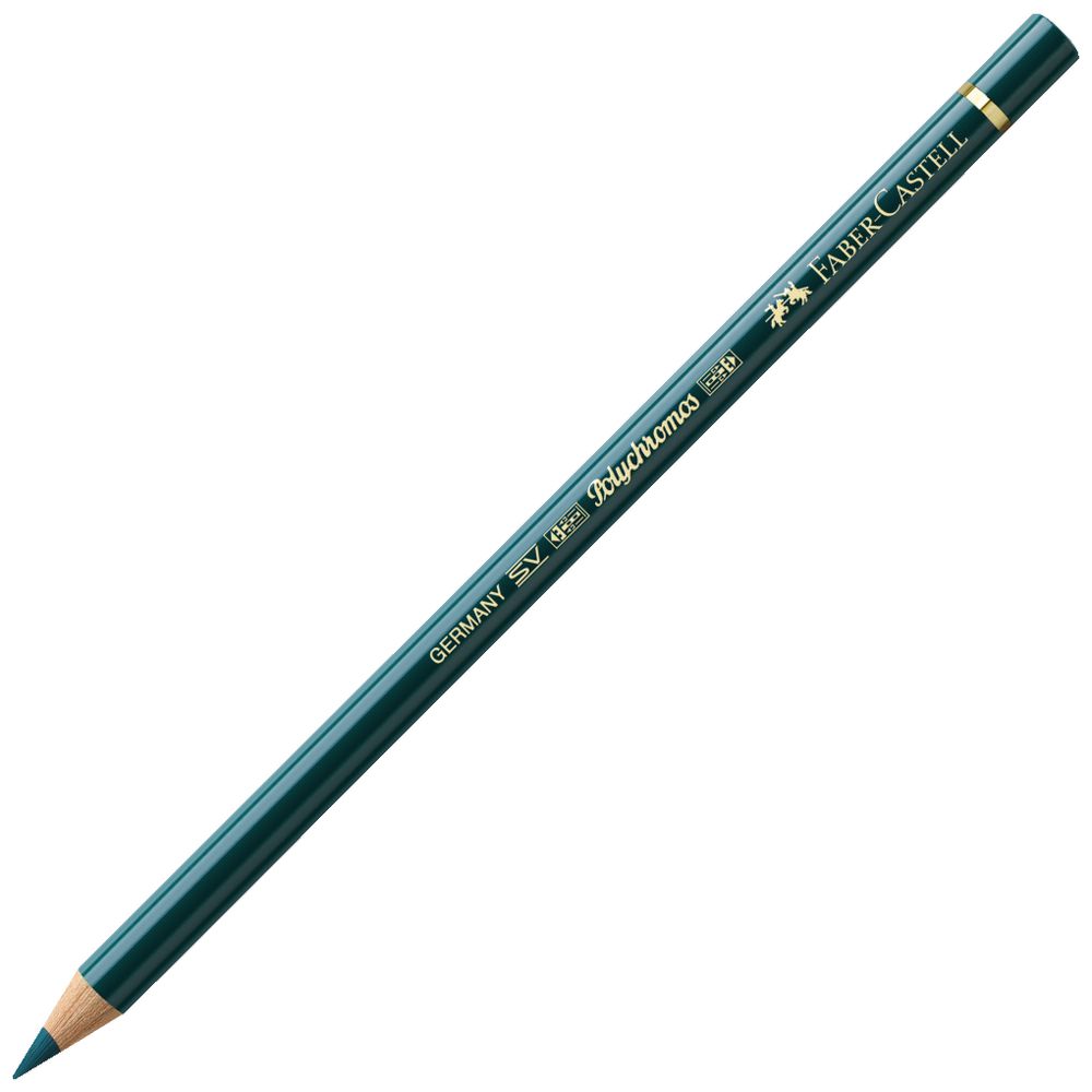 مداد رنگی فابرکاستل پلی کروم تکی کد 158 - Deep Cobalt Green