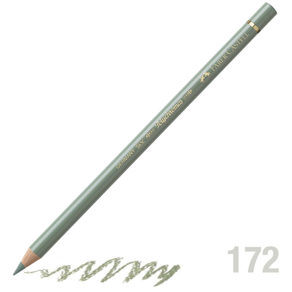 مداد رنگی فابرکاستل پلی کروم تکی کد 172 - Earth Green