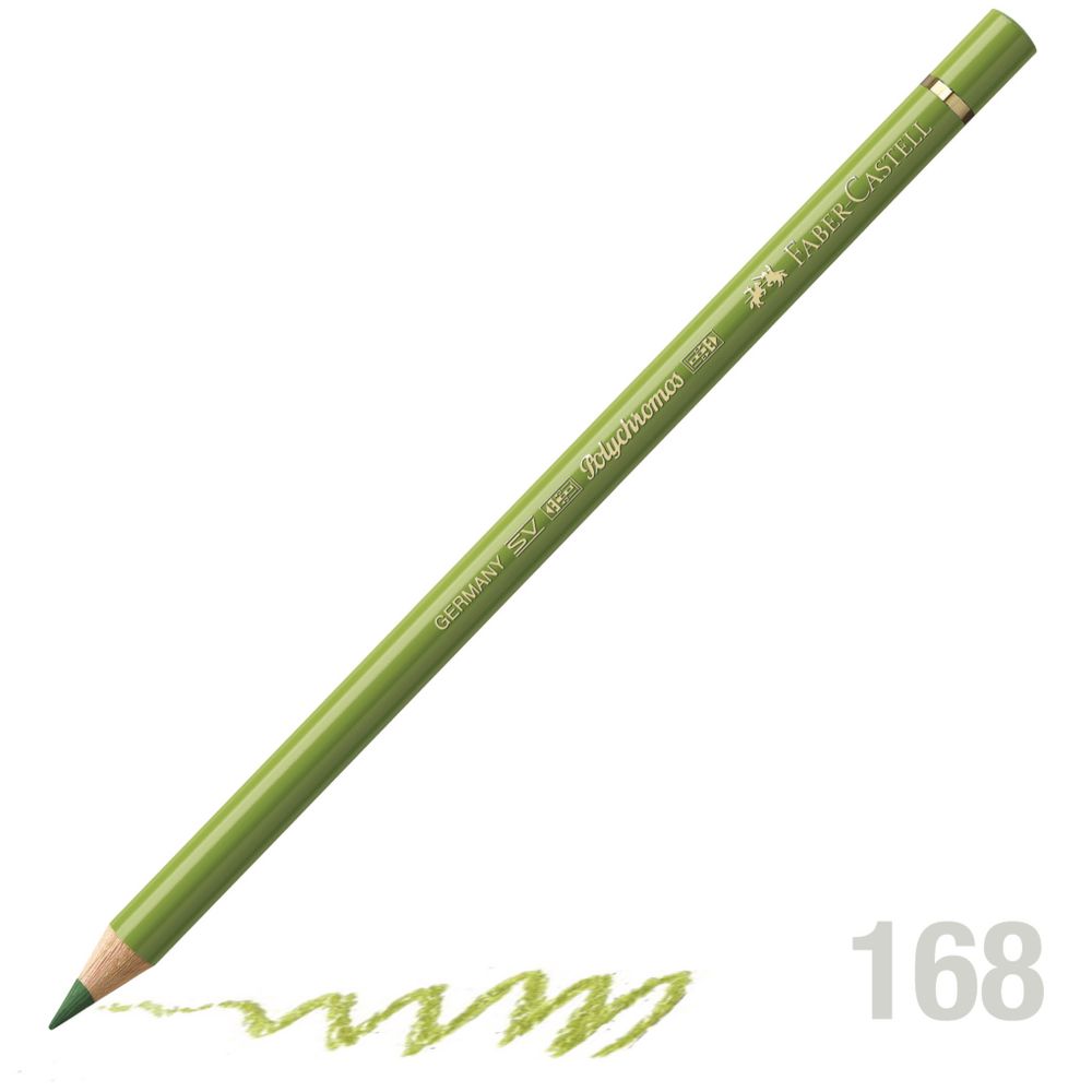 مداد رنگی فابرکاستل پلی کروم تکی کد 168 - Carth Green Yellowish