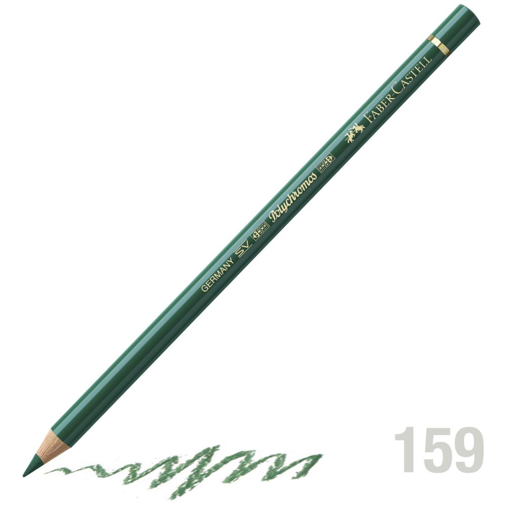مداد رنگی فابرکاستل پلی کروم تکی کد 159 - Hooker's Green