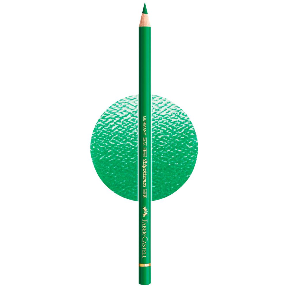 مداد رنگی فابرکاستل پلی کروم تکی کد 163 - Emerald Green