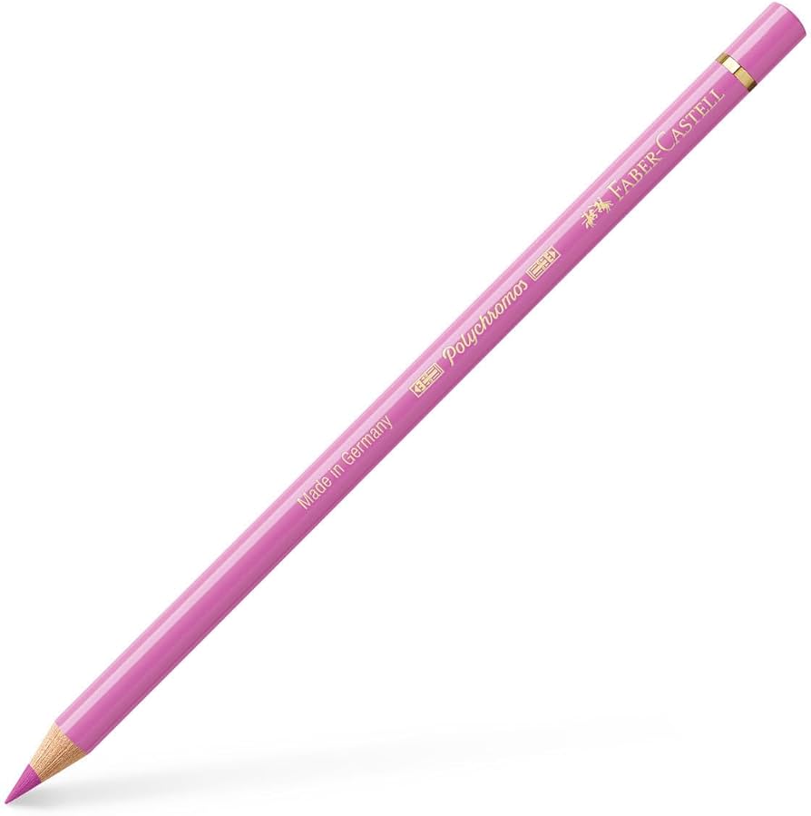 مداد رنگی فابرکاستل پلی کروم تکی کد 119 - Light Magenta