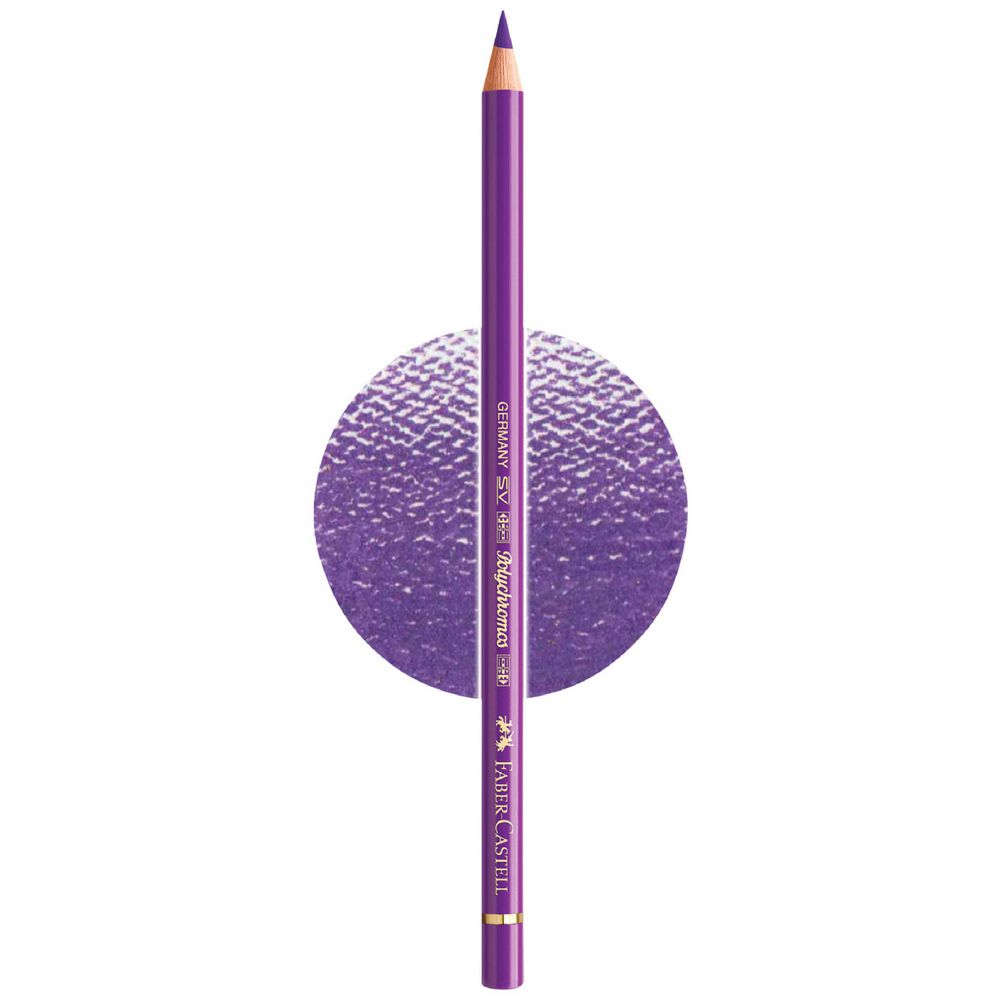 مداد رنگی فابرکاستل پلی کروم تکی کد 160 - Manganese Violet