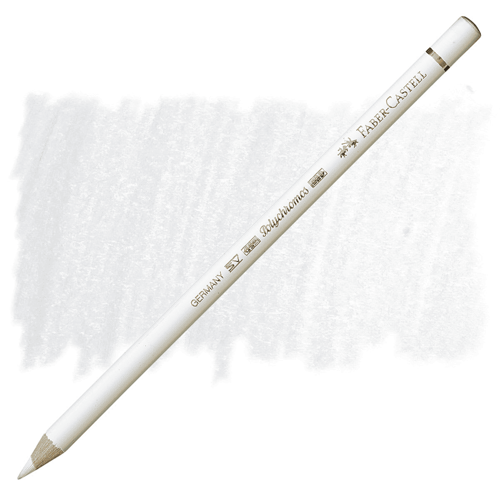 مداد رنگی فابرکاستل پلی کروم تکی کد White - 101