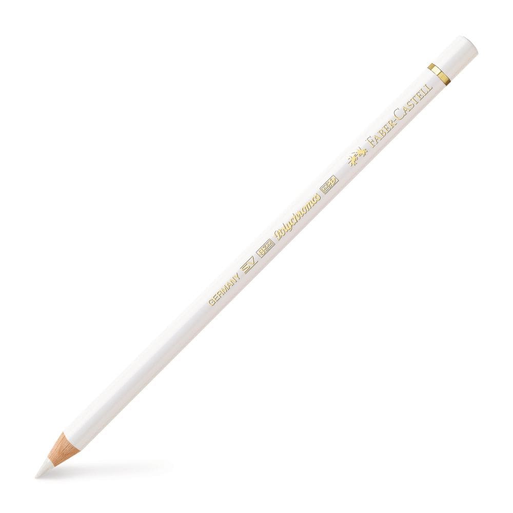 مداد رنگی فابرکاستل پلی کروم تکی کد White - 101