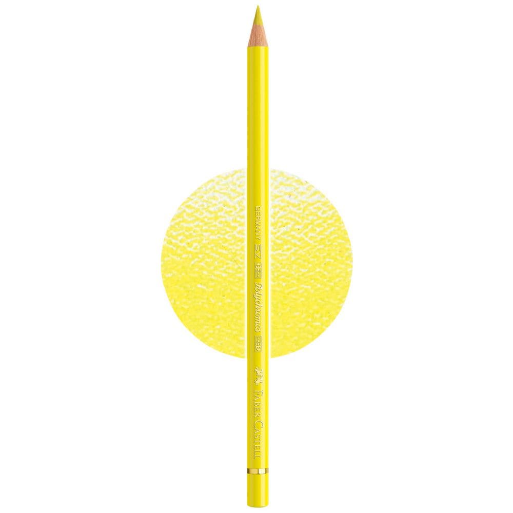 مداد رنگی فابرکاستل پلی کروم تکی کد Light Yellow Glaze - 104