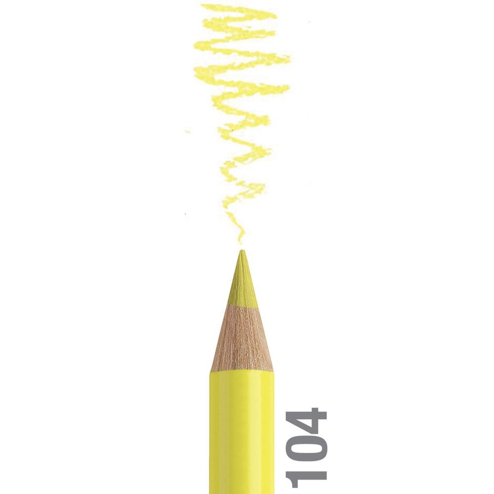 مداد رنگی فابرکاستل پلی کروم تکی کد Light Yellow Glaze - 104