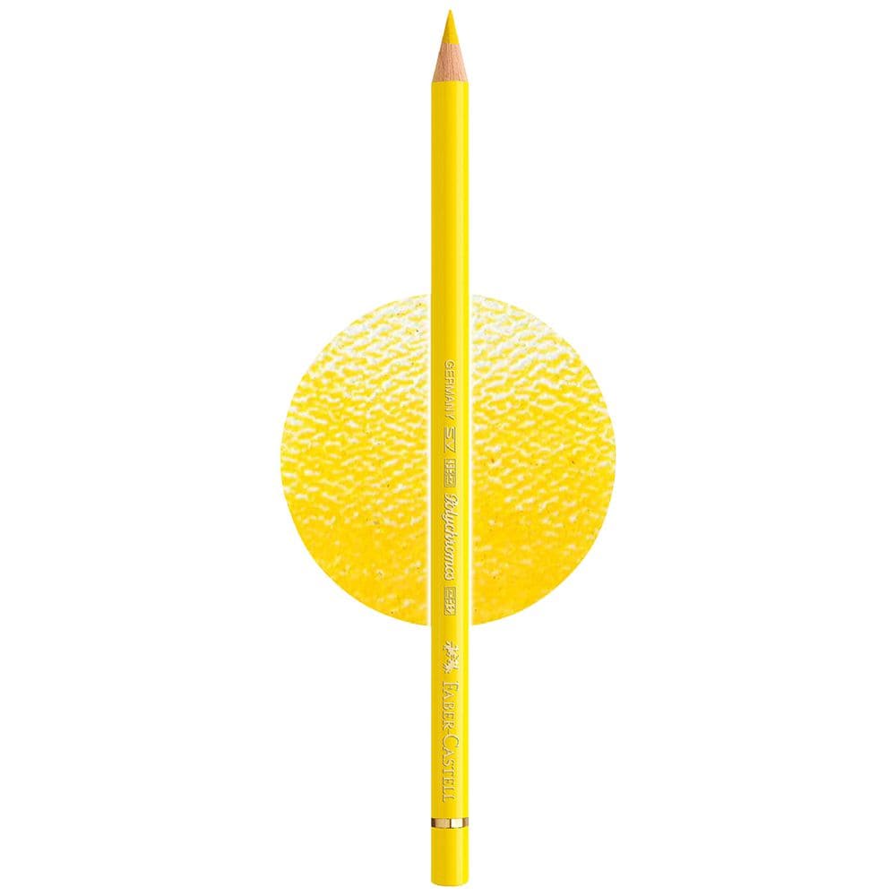 مداد رنگی فابرکاستل پلی کروم تکی کد 106 - Light Chrome Yellow