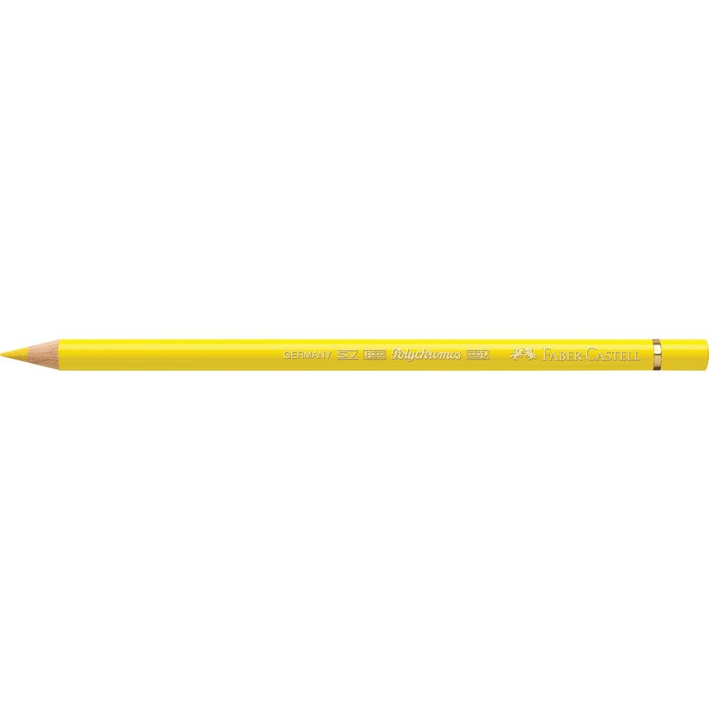 مداد رنگی فابرکاستل پلی کروم تکی کد 106 - Light Chrome Yellow