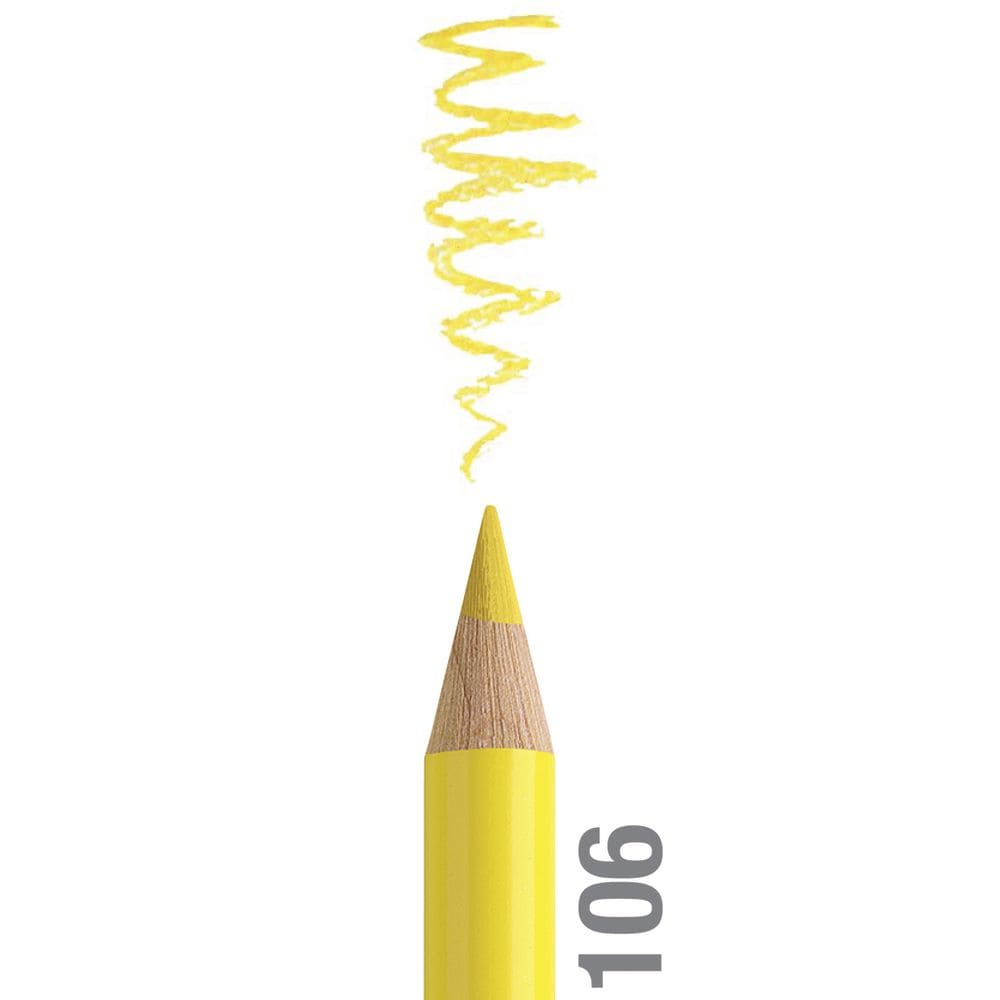 مداد رنگی فابرکاستل پلی کروم تکی کد 106 - Light Chrome Yellow
