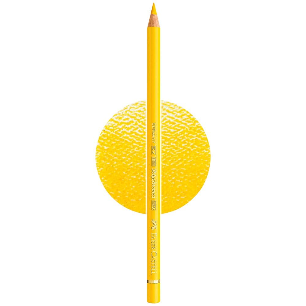 مداد رنگی فابرکاستل پلی کروم تکی کد 107 - Cadmium Yellow