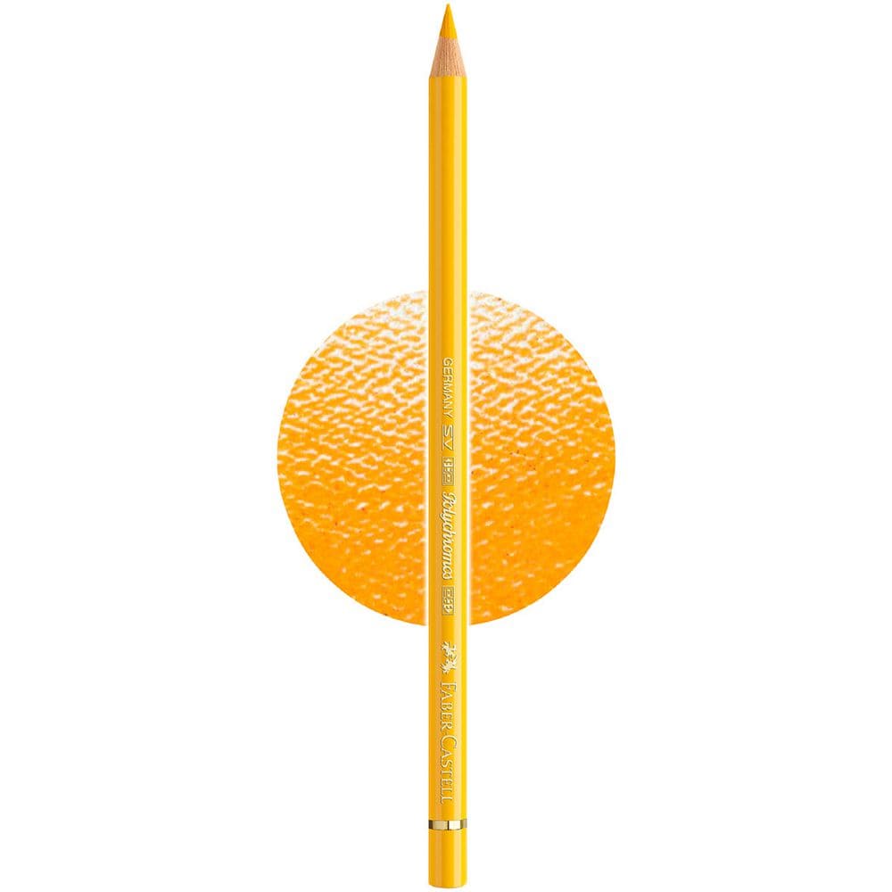 مداد رنگی فابرکاستل پلی کروم تکی کد 108 - Dark Cadmium Yellow
