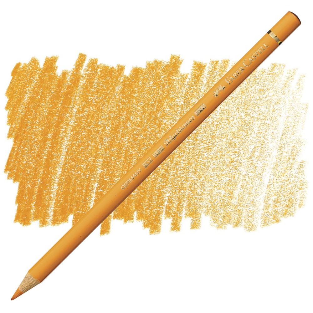 مداد رنگی فابرکاستل پلی کروم تکی کد 111 - Cadmium Orange