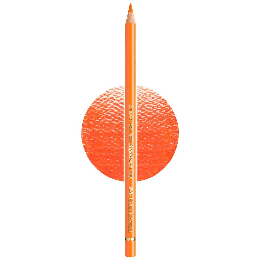 مداد رنگی فابرکاستل پلی کروم تکی کد 111 - Cadmium Orange
