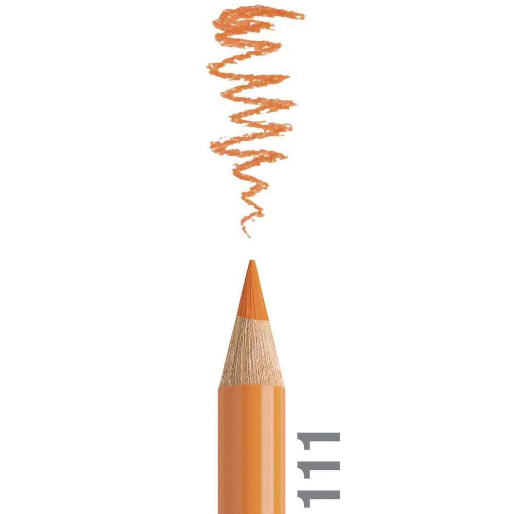 مداد رنگی فابرکاستل پلی کروم تکی کد 111 - Cadmium Orange
