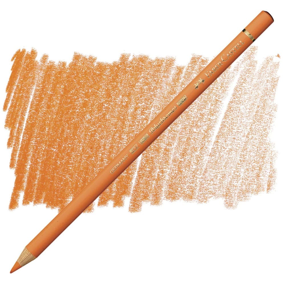 مداد رنگی فابرکاستل پلی کروم تکی کد 113 - Orange Glaze