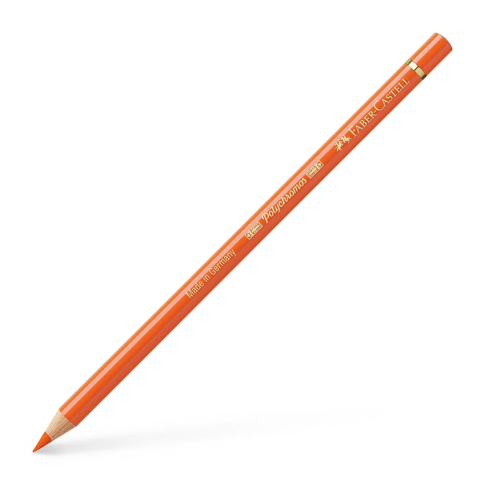 مداد رنگی فابرکاستل پلی کروم تکی کد 113 - Orange Glaze