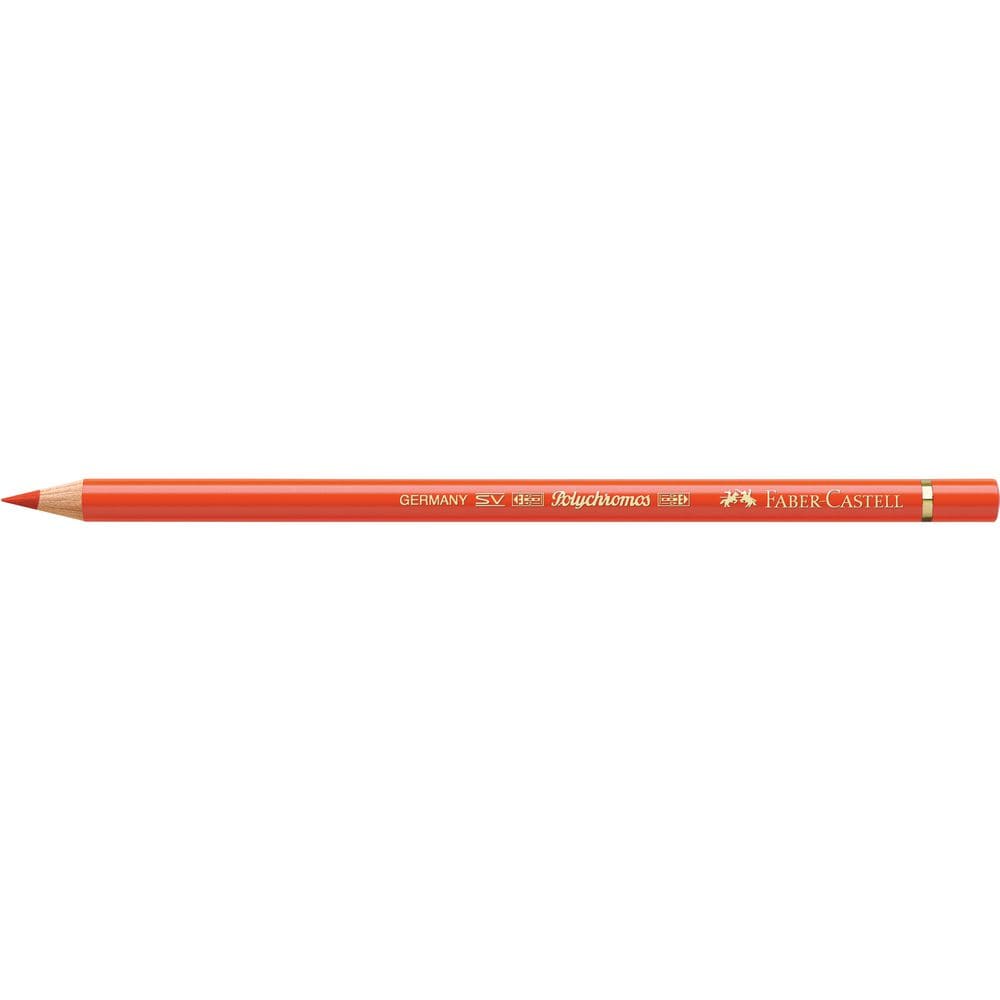 مداد رنگی فابرکاستل پلی کروم تکی کد 115 - Dark Cadmium Orange