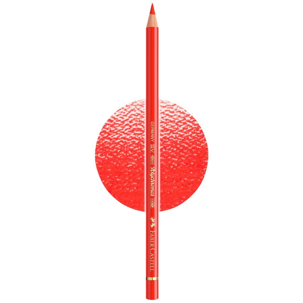 مداد رنگی فابرکاستل پلی کروم تکی کد 117 - Light Cadmium Red
