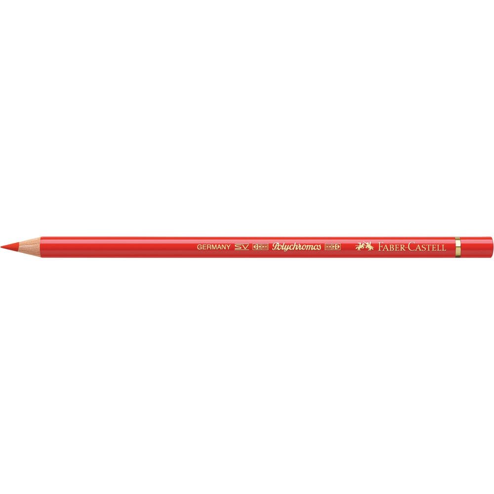 مداد رنگی فابرکاستل پلی کروم تکی کد 117 - Light Cadmium Red