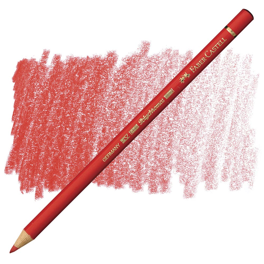 مداد رنگی فابرکاستل پلی کروم تکی کد 118 - Scarlet Red