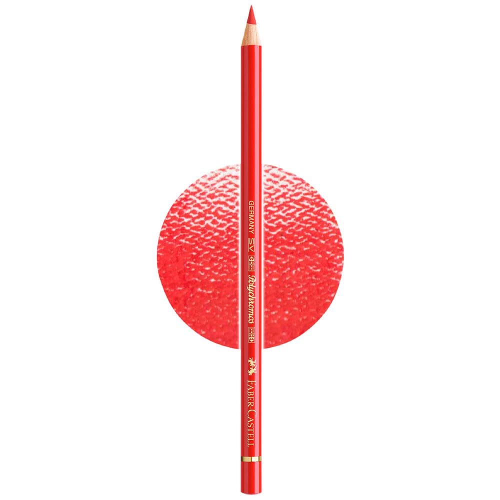 مداد رنگی فابرکاستل پلی کروم تکی کد 118 - Scarlet Red