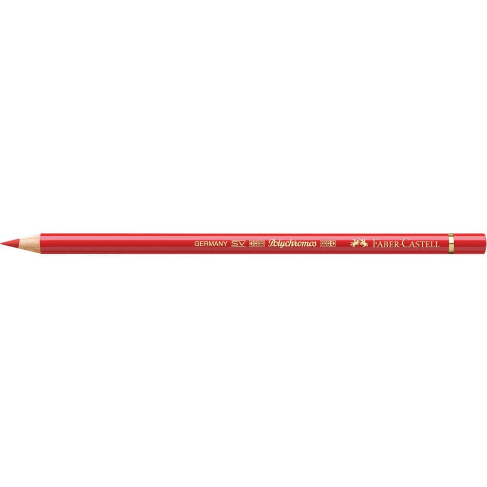 مداد رنگی فابرکاستل پلی کروم تکی کد 118 - Scarlet Red