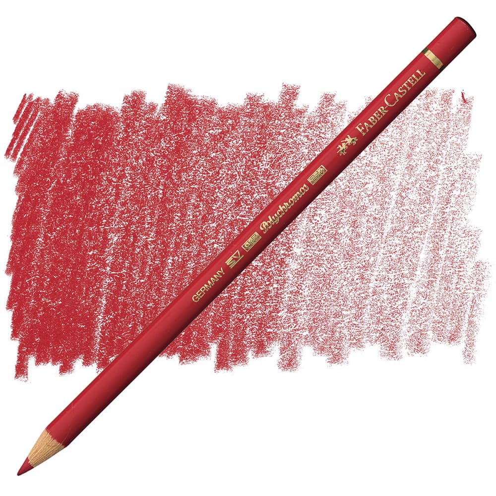 مداد رنگی فابرکاستل پلی کروم تکی کد 223 - Deep Red