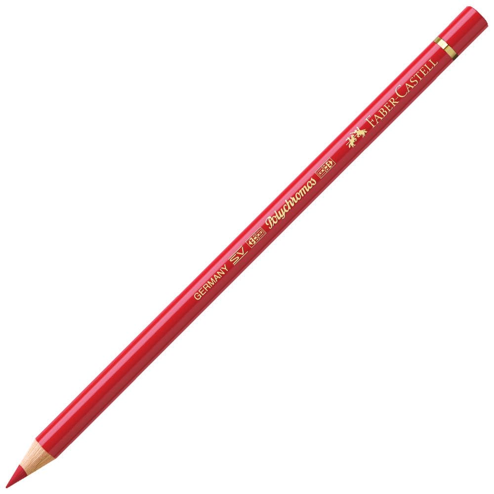 مداد رنگی فابرکاستل پلی کروم تکی کد 223 - Deep Red