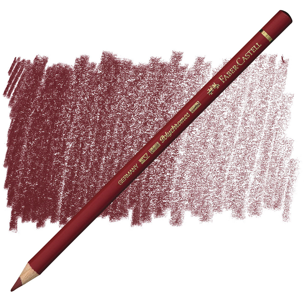 مداد رنگی فابرکاستل پلی کروم تکی کد 217 - Middle Cadmium Red