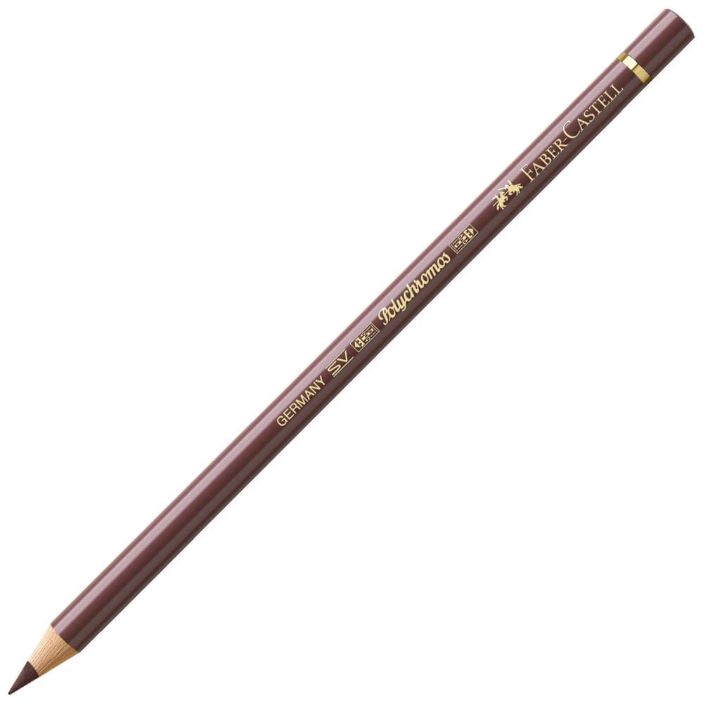 مداد رنگی فابرکاستل پلی کروم تکی کد 176 - Van Dyck Brown