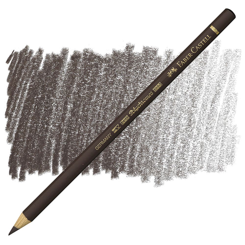 مداد رنگی فابرکاستل پلی کروم تکی کد 177 - Walnut Brown