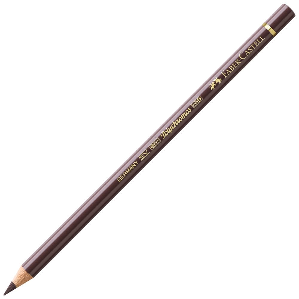 مداد رنگی فابرکاستل پلی کروم تکی کد 177 - Walnut Brown