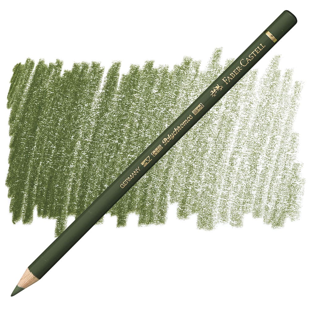 مداد رنگی فابرکاستل پلی کروم تکی کد 174 - Chromium Green Opaque