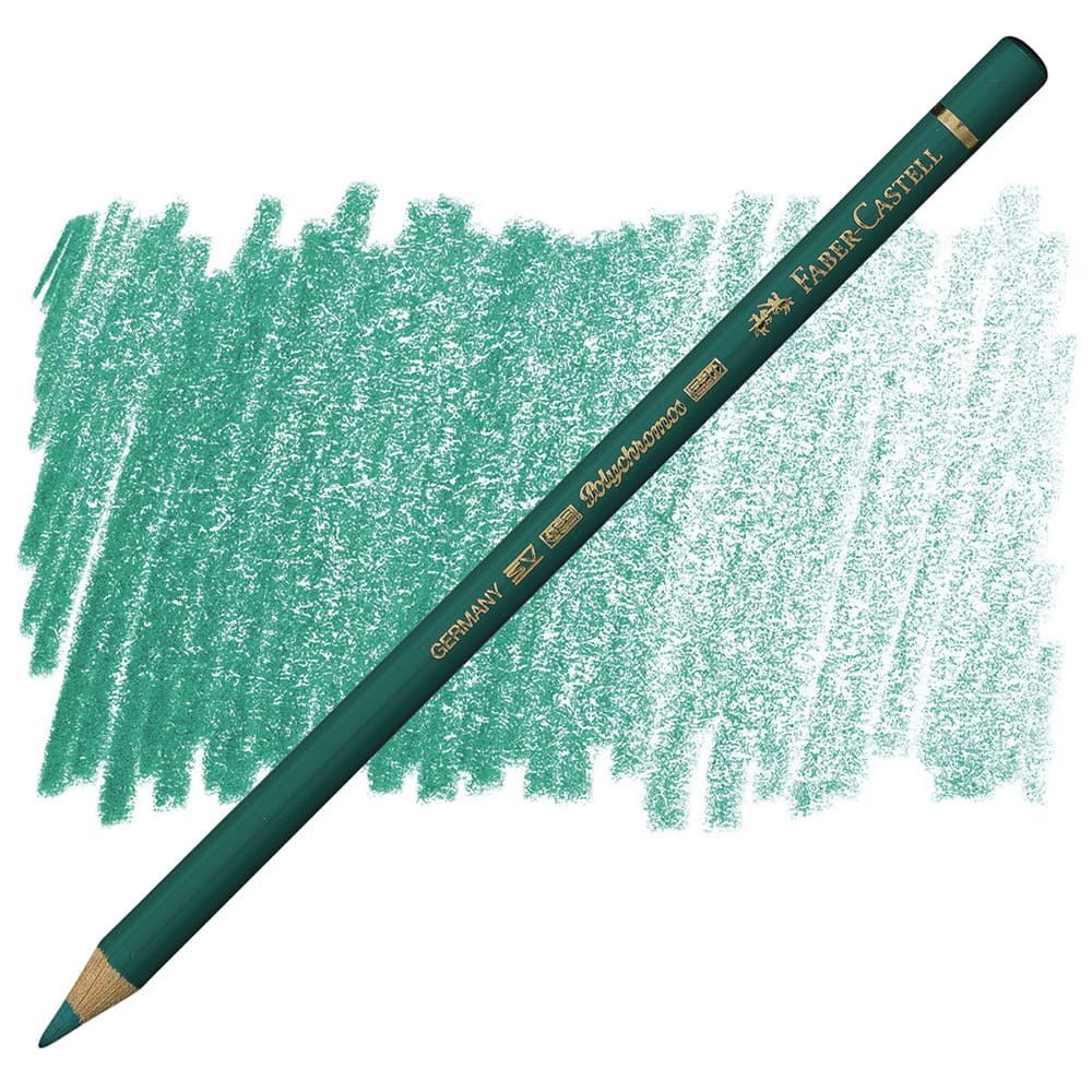 مداد رنگی فابرکاستل پلی کروم تکی کد 276 - Chrome Oxide Green Fiery