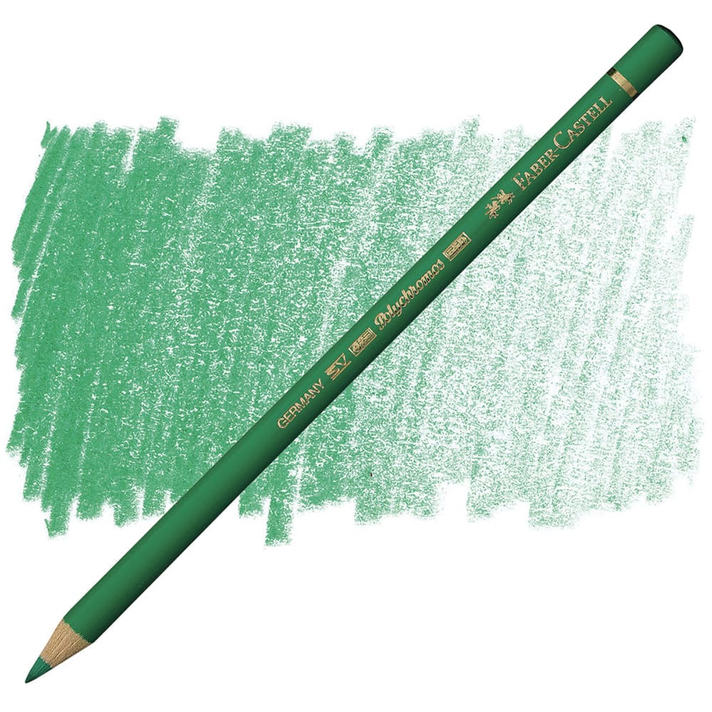 مداد رنگی فابرکاستل پلی کروم تکی کد 163 - Emerald Green